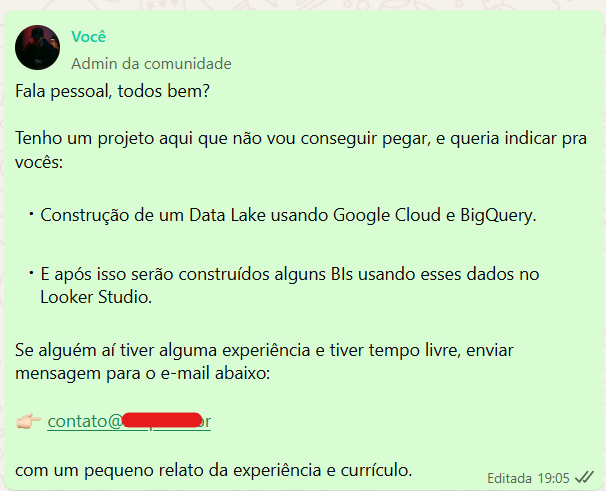 Exemplo de projeto no grupo 3